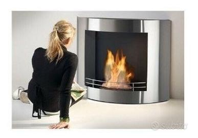 Biocamino Luna 80 da appoggio/parete regolabile