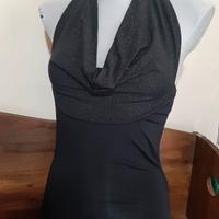 Maglia con allacciatura al collo