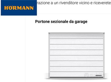 Portone sezionale da garage Hormann RenoMatic
