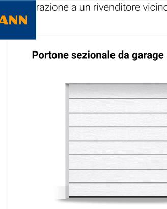 Portone sezionale da garage Hormann RenoMatic