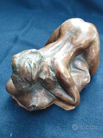 Scultura bronzo Art Déco - Nudo femminile