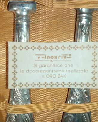 Servizio posate in Argento INOXRIV