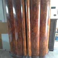 Coppia cantonali vintage anni 30 in noce