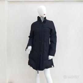 Piumino/ Parka  nero   in  tela  S/ M. Sisley