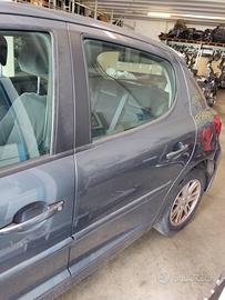 Porta posteriore sinistra PEUGEOT 207 del 2007