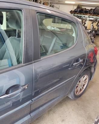 Porta posteriore sinistra PEUGEOT 207 del 2007
