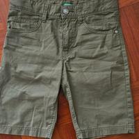 Bermuda  verde militare Benetton