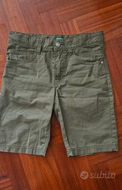Bermuda  verde militare Benetton