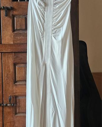 victoria beckham x Mango abito bianco lungo tg  S