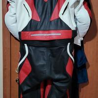 TUTA IXS IN PELLE DIVISIBILE XL 56