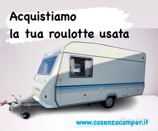 ACQUISTIAMO LA TUA ROULOTTE USATA