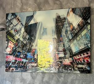 Quadro moderno in vetro New York