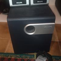 impianto audio 2.1 pc