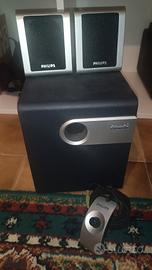 impianto audio 2.1 pc