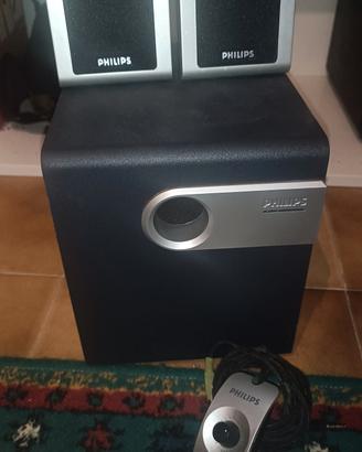 impianto audio 2.1 pc