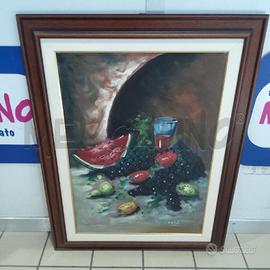 QUADRO E. VITALE NATURA MORTA ANGURIA E CALICE