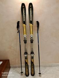 sci Rossignil con attacchi scarponi 