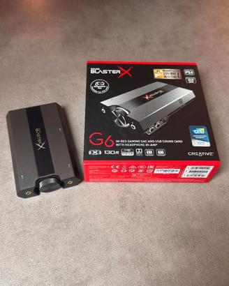 Sound BlasterX G6 DAC Audio