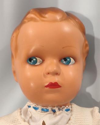 BAMBOLA IN COMPOSIZIONE ANNI 20 VINTAGE viso LENCI