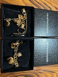 Bracciale e collana Giovanni Raspini argento dorat