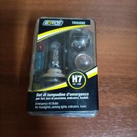 Set lampadine emergenza H7 e fusibili kit 8 pezzi