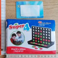Gioco tascabile Super 4,nuovo in scatola original