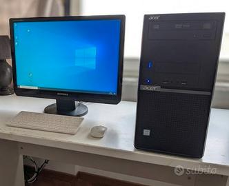 PC completo 8GB 1TB Monitor TastieraMouse wireless