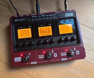 Pedaliera zoom B3 per basso