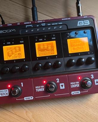 Pedaliera zoom B3 per basso