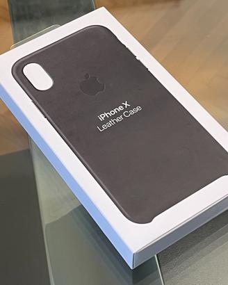 Custodia Apple in pelle per iPhoneX