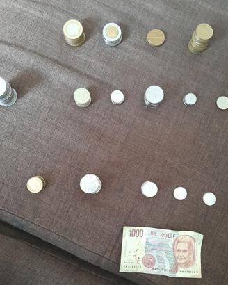 monete lire italiane e straniere collezionismo