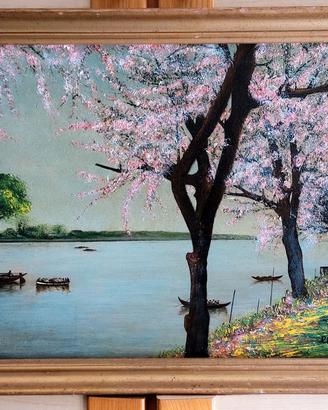 Dipinto olio "Primavera "