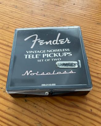 Set 2 Pick Up Fender Tele Vintage Noiseless Nuovi
