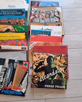 Lotto 38 Vinili LP - Rarità Liscio, Classica e Gra