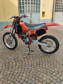 Motocross Cagiva WMX 125 del 1987 rifatta da zero