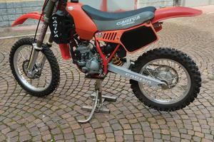 Motocross Cagiva WMX 125 del 1987 rifatta da zero