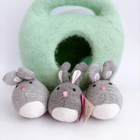 Coniglietti tana feltro Kaninchen Filzbau Lovevery