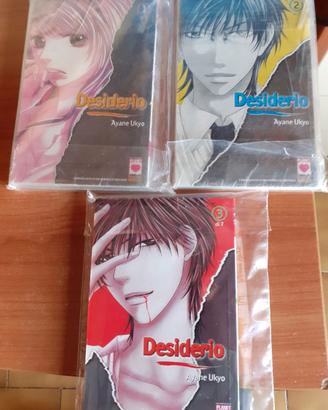 Desiderio – Planet Manga – Volumi 1-2-3