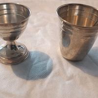 porta uovo in argento 800 