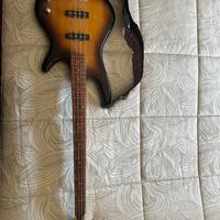 Basso elettrico con amplificatore