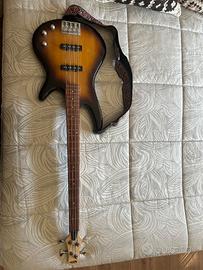 Basso elettrico con amplificatore