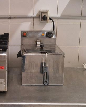 Friggitrice Elettrica Professionale Acciaio Inox