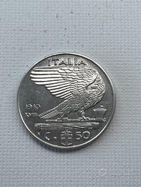 Moneta Italiana 50 Centesimi 1940
