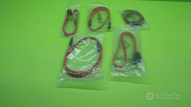 Kit 5 pezzi Cavo SATA rosso, lunghezza 50 cm, NUOV