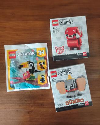 Lego set di 3 articoli nuovi