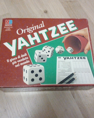 Yahtzee anni 80 gioco in scatola