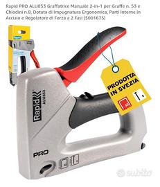 Graffatrice Manuale 2-in-1 per Graffe n. 53