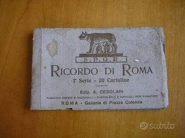 Ricordo di Roma cartoline anni '40