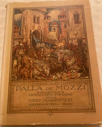 Palla de’ Mozzi, riduzione per canto e pianoforte