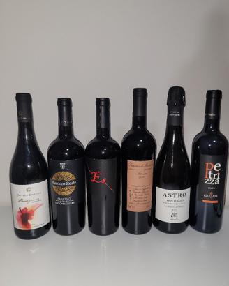 3 Vini assortiti 6 bottiglie - Primitivo